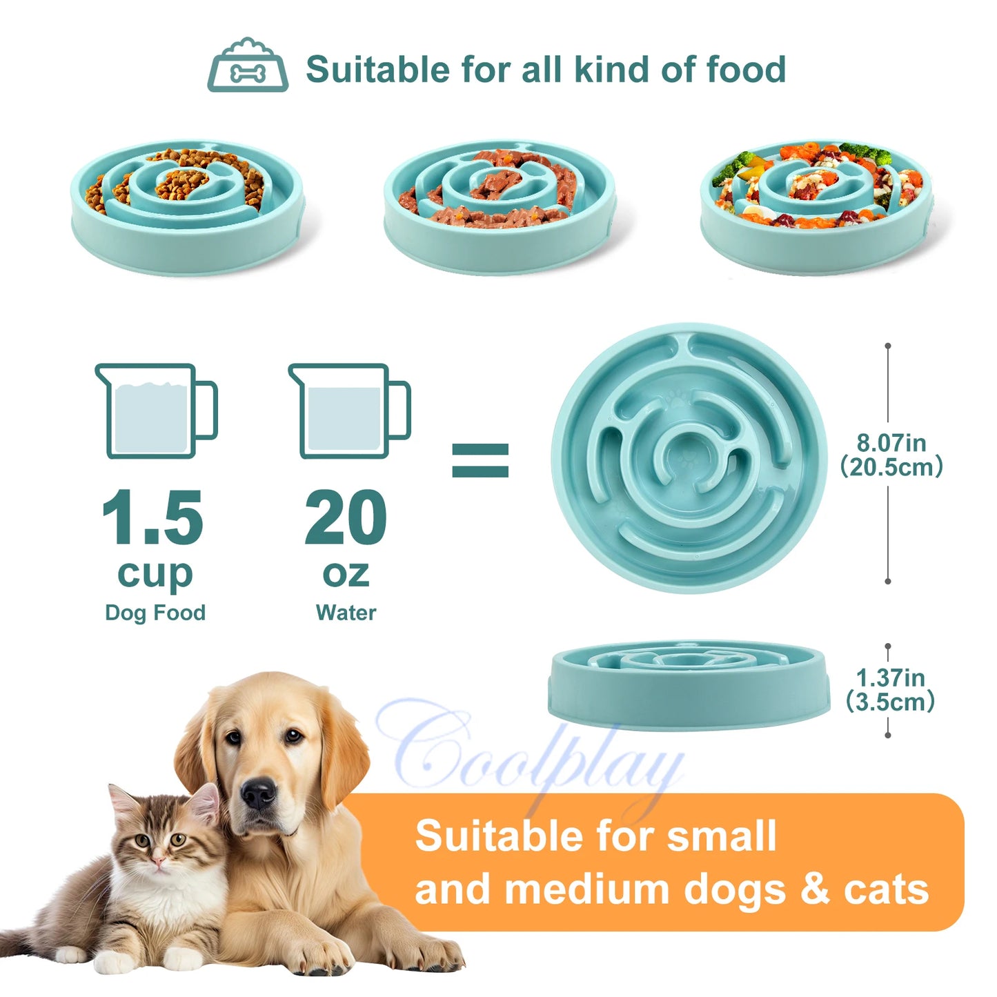 Cuenco de alimentación lenta Dogivo™